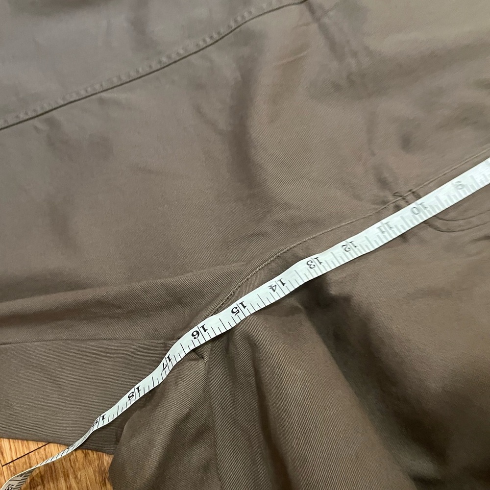 NWT! Old Navy Brown Pull On Elastic Waist Cropped Pants Pockets. Size Women's 3X - Picture 13 of 14